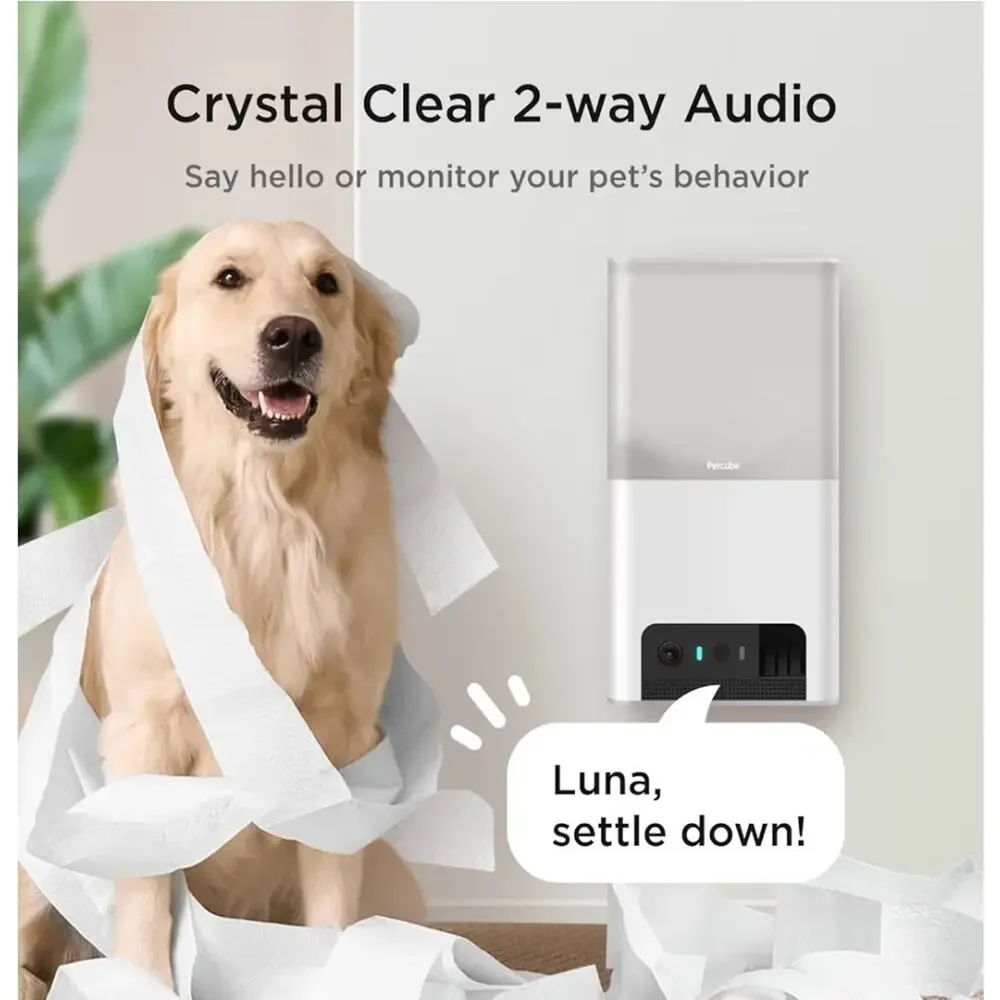 Petcube Bites 2 Lite WiFi Pet Camera Treat Dispenser 1080p HD Night Vision